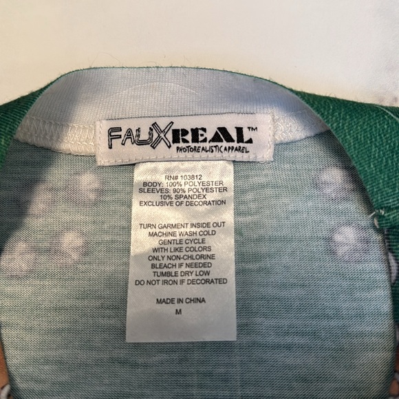 FauxReal Photorealistic Apparel Holiday Biker Shirt With Tattoo Sleeves - Picture 7 of 11